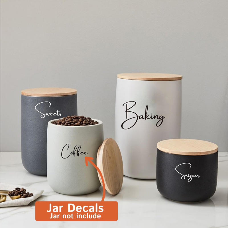 Switching Coffee To Tea - Decalque apenas 8 peças de organização