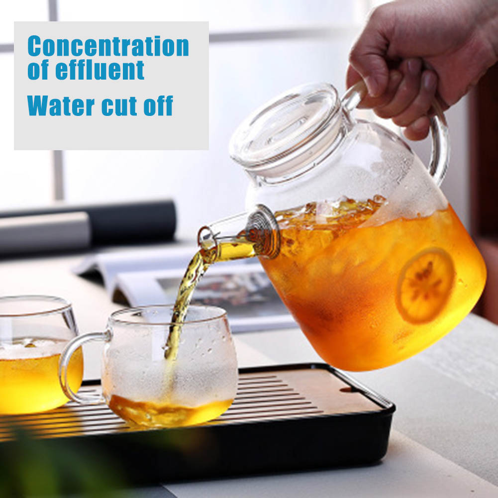 Dispenser Coffee And Tea - Bule de vidro borosilicato transparente 1000/1600ml,