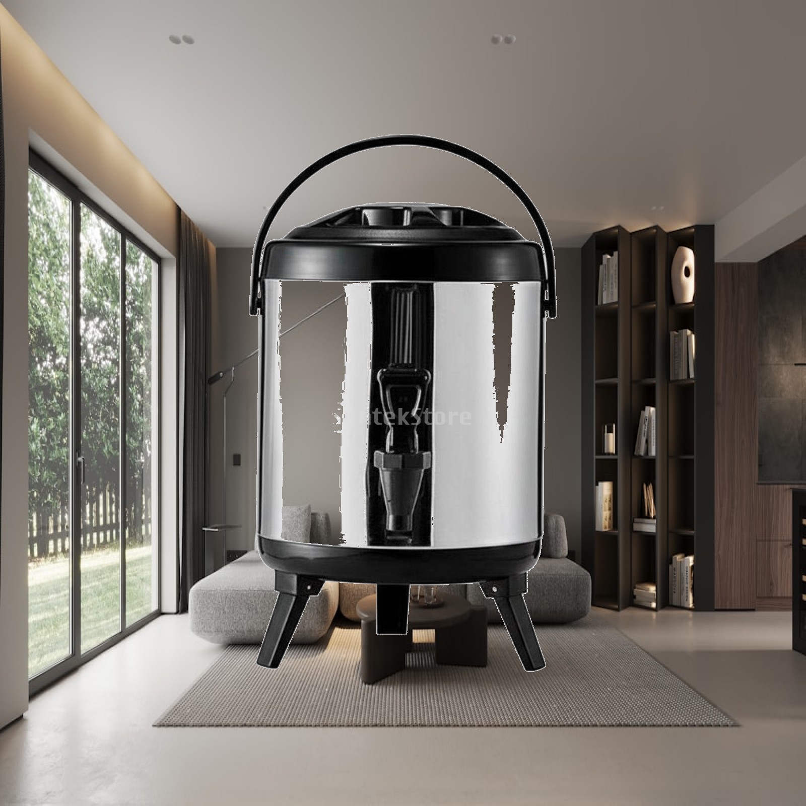 Coffee Tea Urn - Dispensador de Bebidas Isolado de Grande