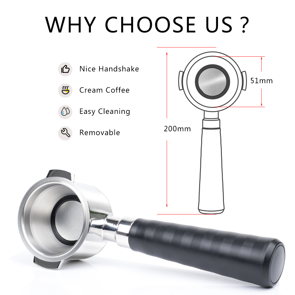 Delonghi Espresso Magnifica - Espresso Bottomless Portafilter para Máquina de