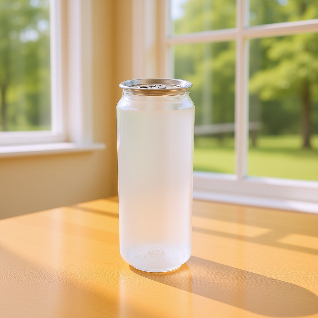 Water Tea And Coffee - 5 unidades de latas transparentes para