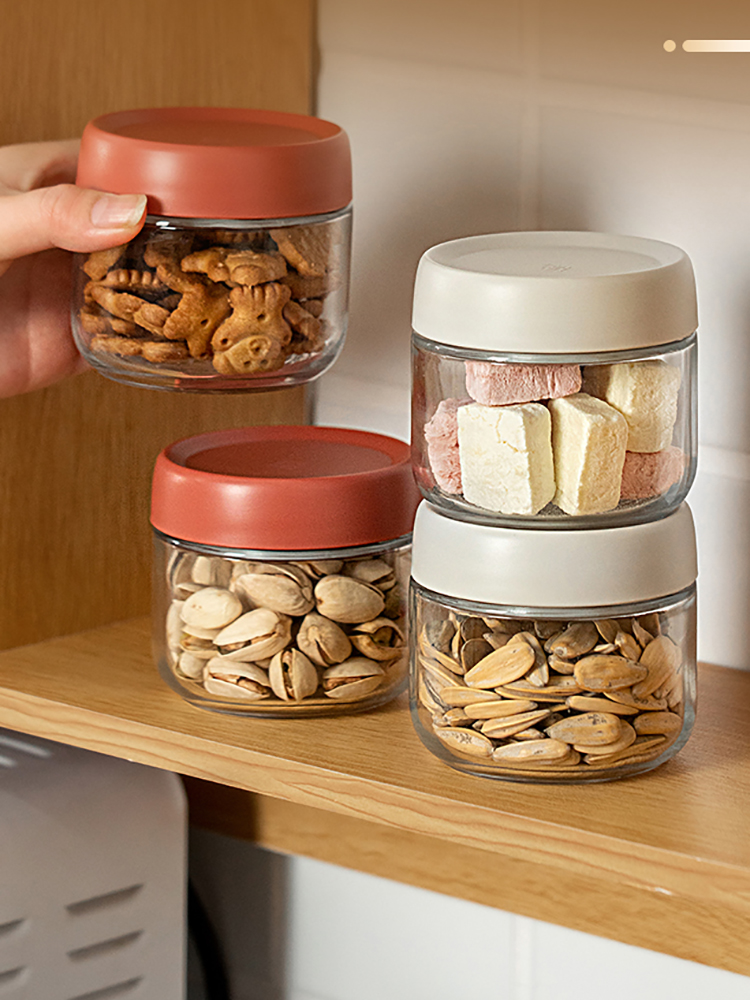 Coffee Tea Station - 280ml vidro selado frasco doces nozes