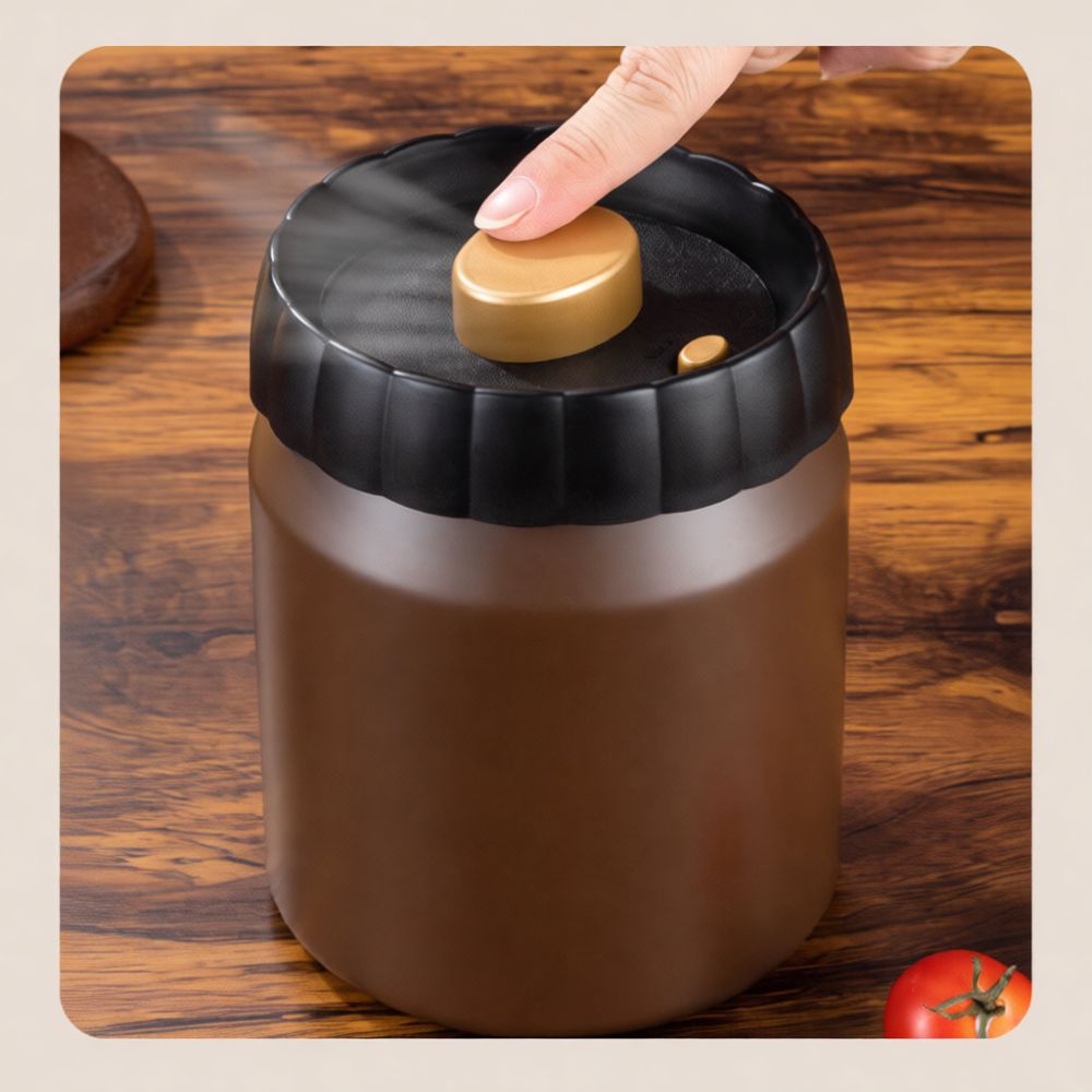 Coffee Leaves Tea - Recipiente Hermético para Armazenamento de Grãos
