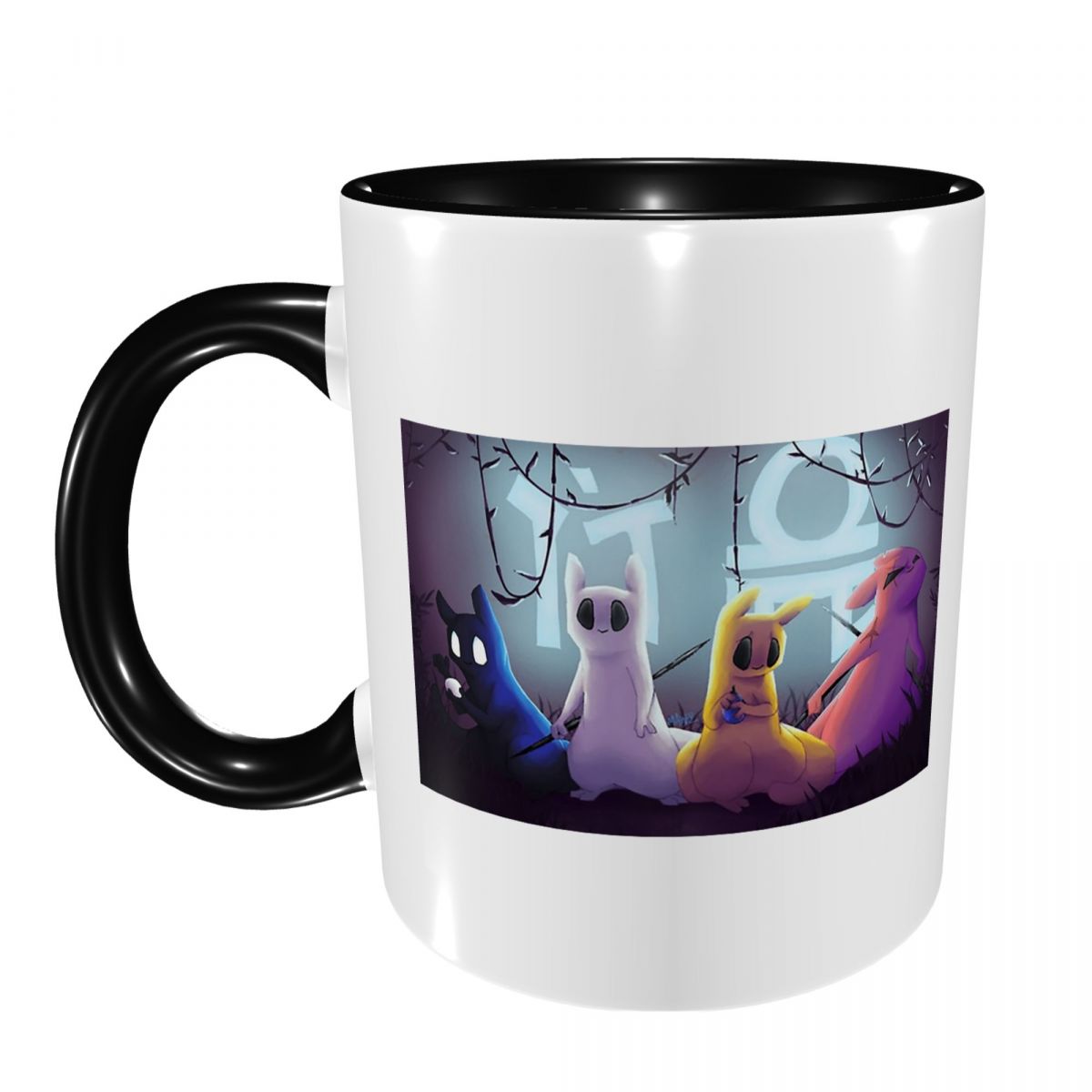Coffee Tea World - Caneca de Cerâmica Engraçada Slugcat Rain
