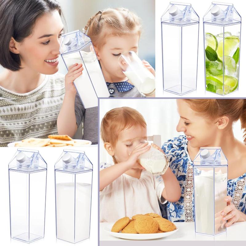 Coffee Tea Box - 750ml garrafa de leite transparente caixa