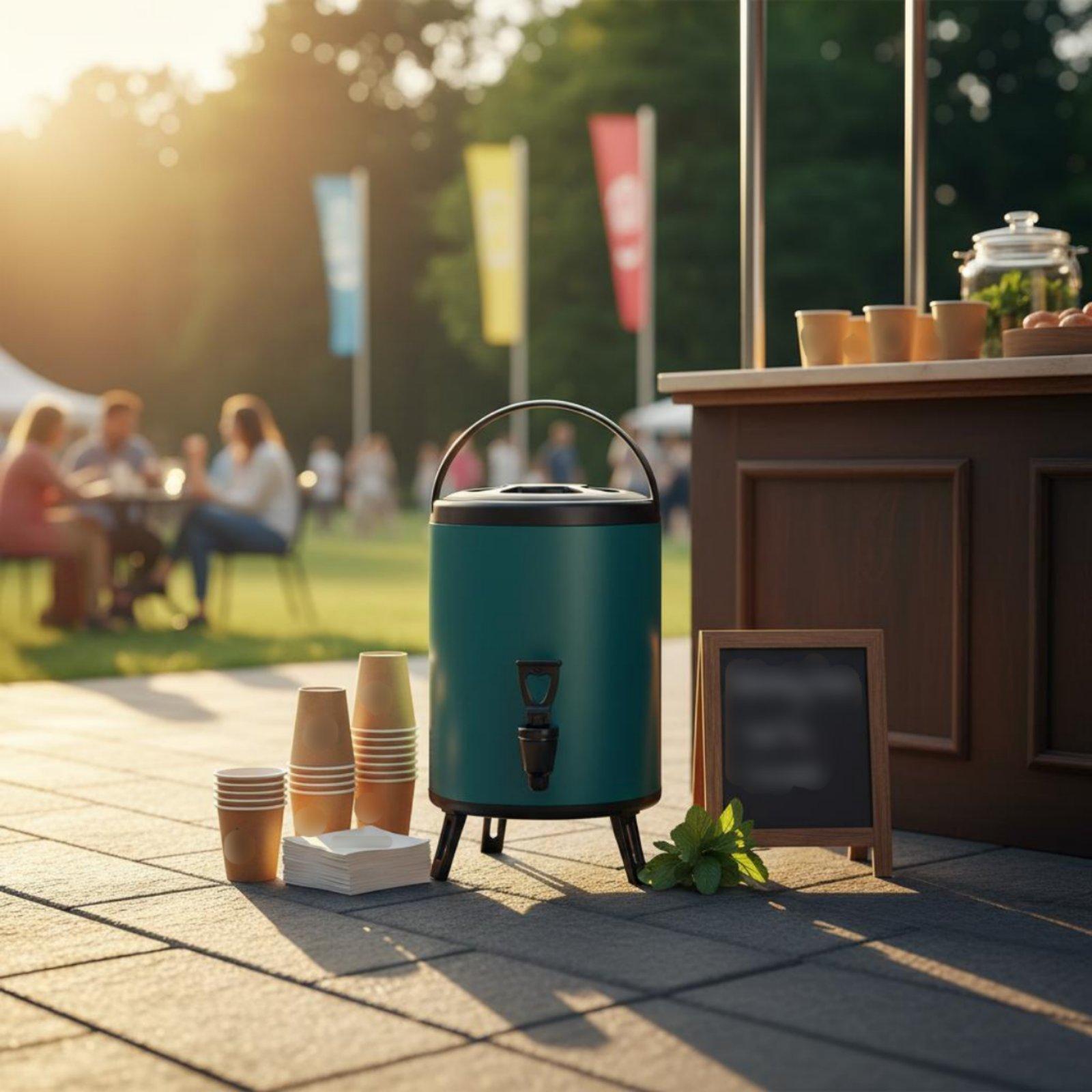 Coffee Tea Urn - Dispensador de Bebidas Térmico (Quente e