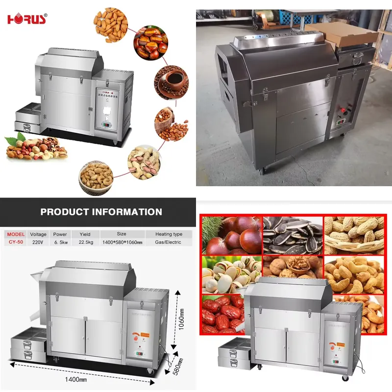 2026 Horus 25kg/h Torrador Aut - Coffee Bean & Tea Menu avaliação e preço