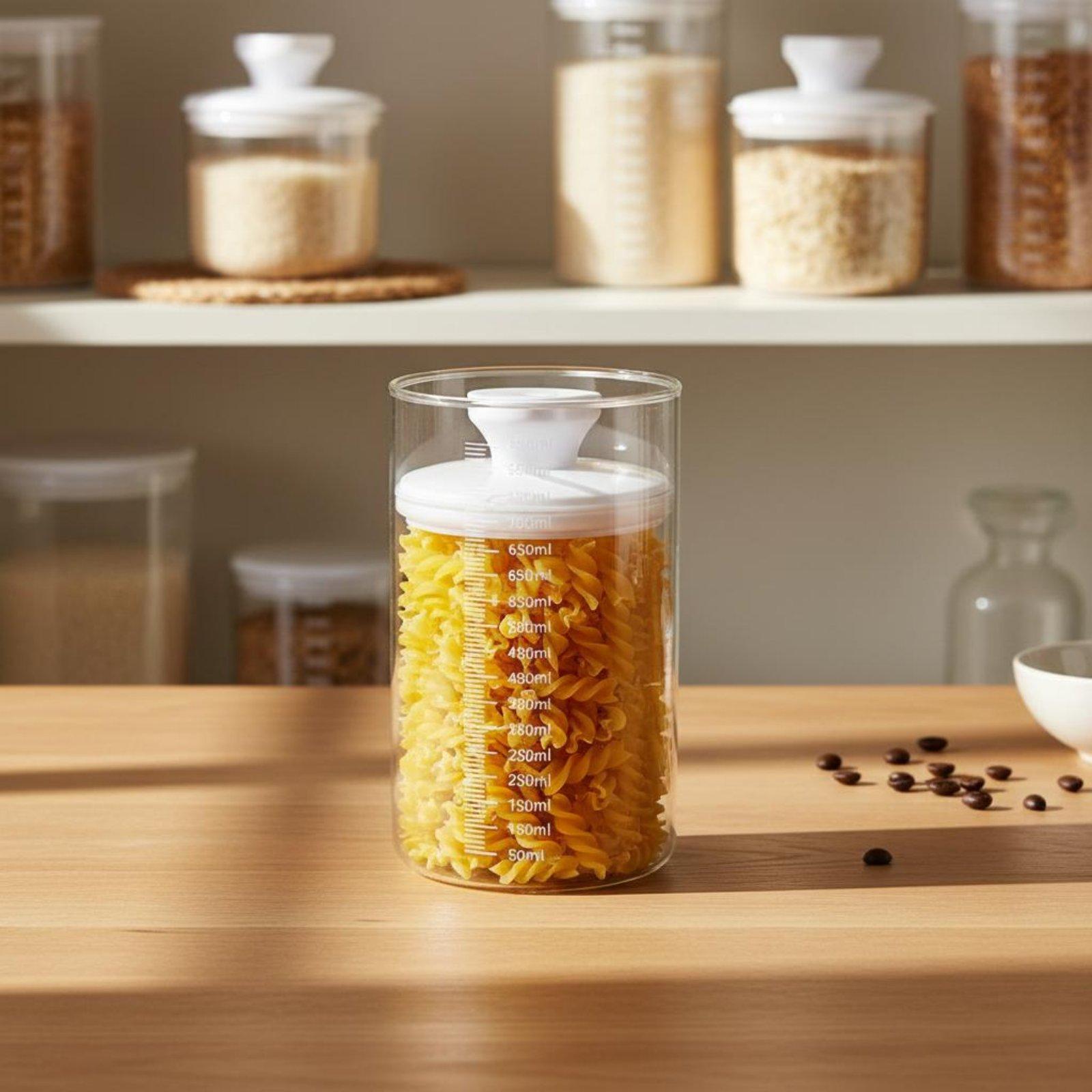 Pote de vidro para armazenamen - Coffee Tea Bean Leaf avaliação e preço