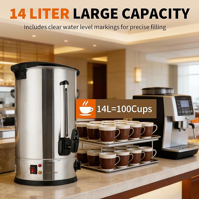 Urna de Café 14/16 Copos L, Ca - Coffee Tea Urn avaliação e preço