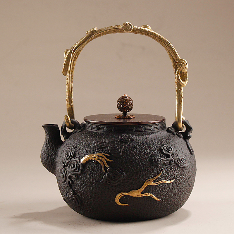 Chaleira de Ferro Fundido de 1 - Cast Iron Teapot avaliação e preço