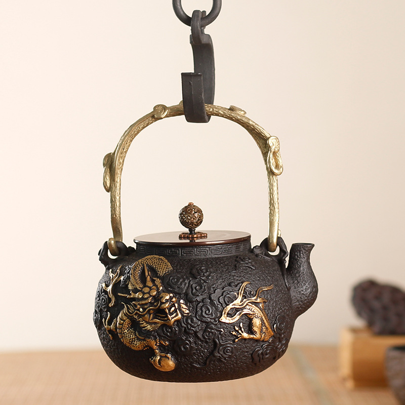 Chaleira de Ferro Fundido de 1 - Cast Iron Teapot avaliação e preço