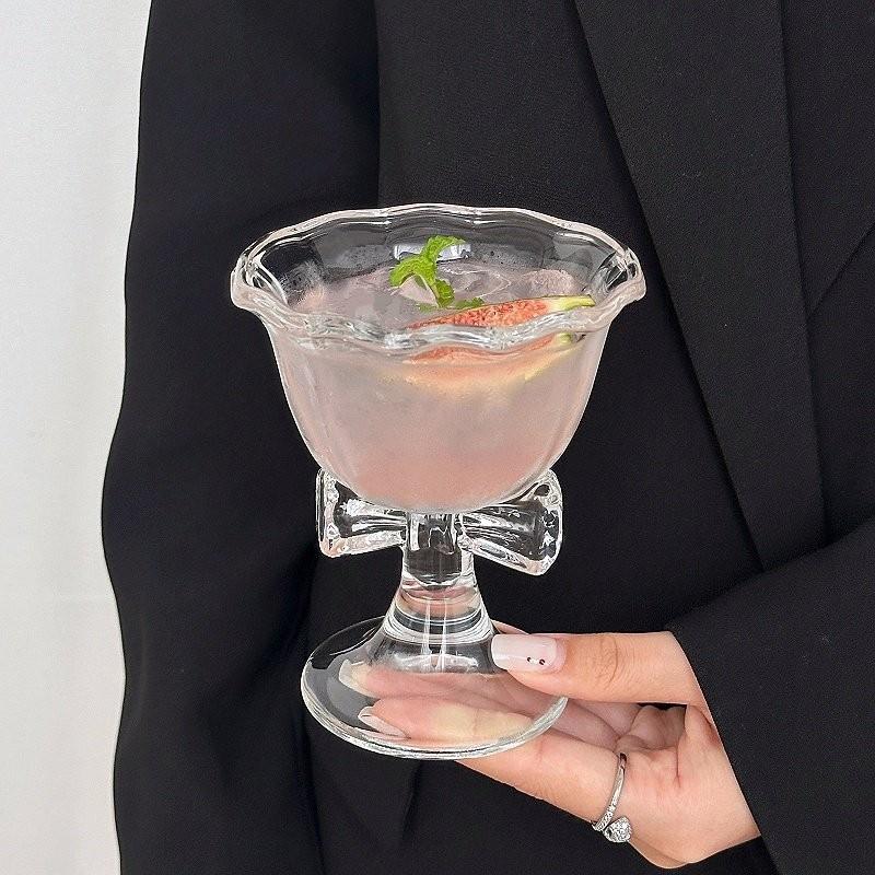 Novo Copo de Vidro com Laço Fo - Water Tea And Coffee avaliação e preço