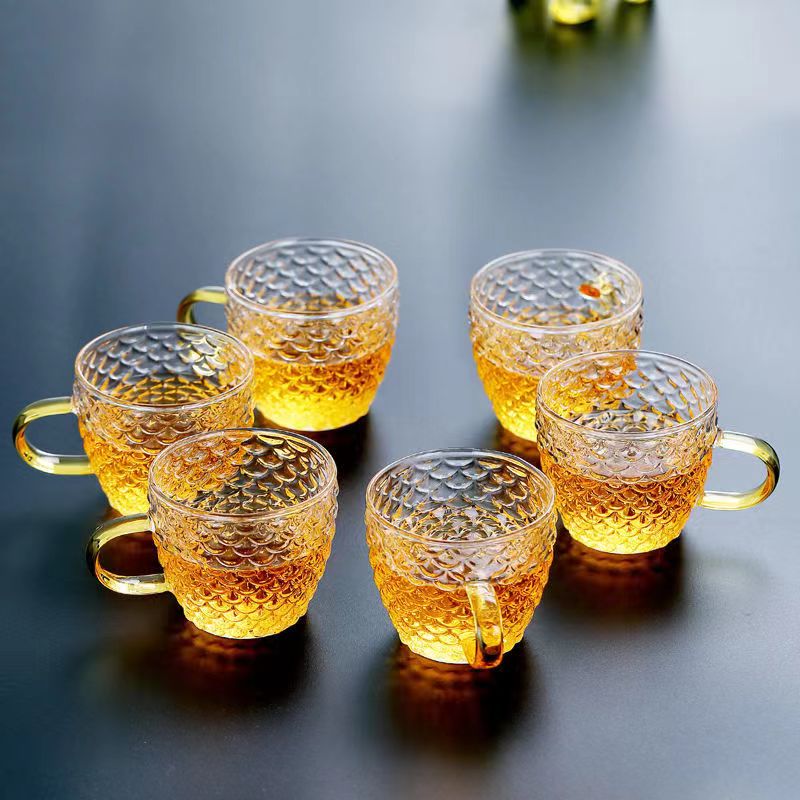 Copos de chá de vidro pequenos - Coffee Tea Station avaliação e preço