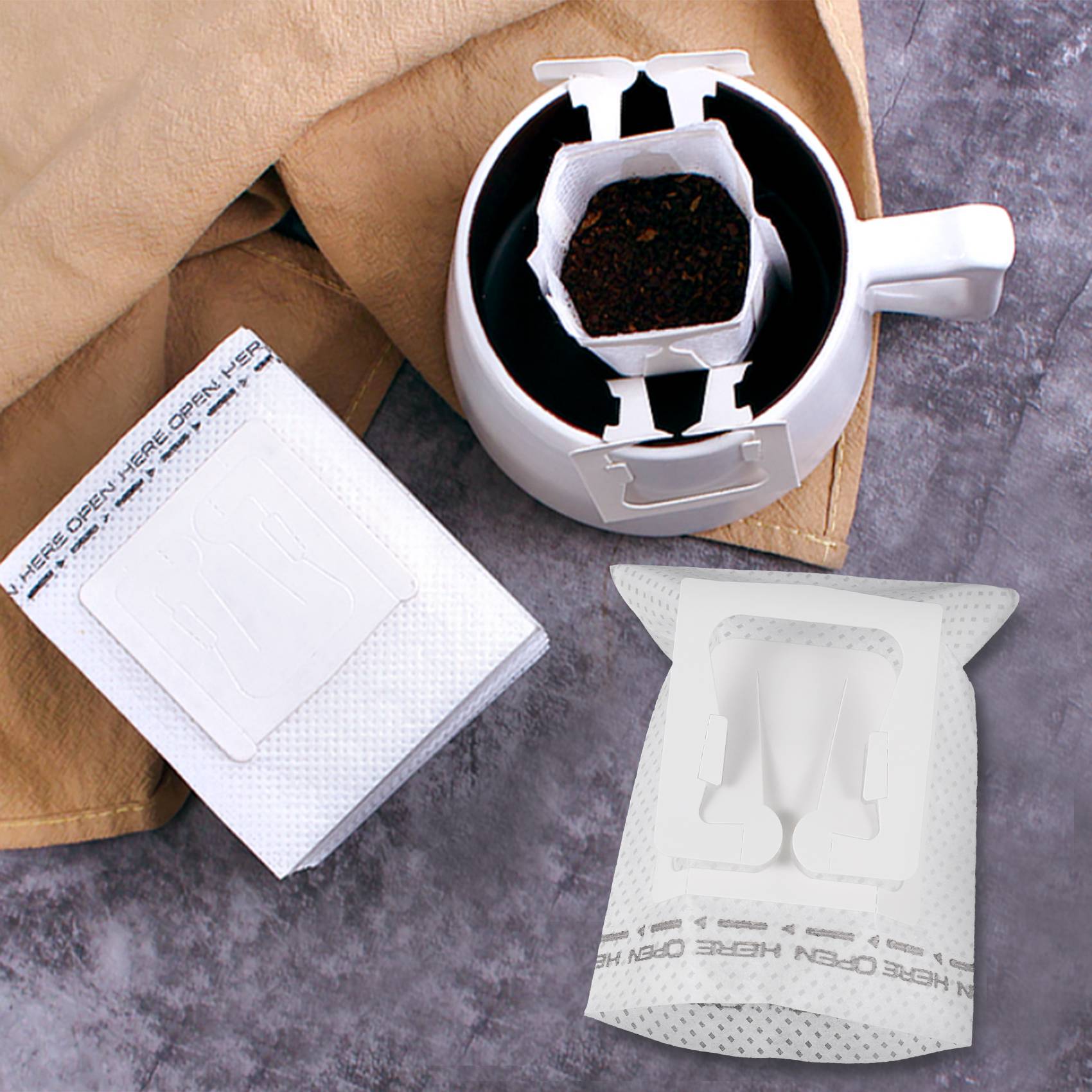 50 unidades/pacote de sacos de - Coffee Tea & Company avaliação e preço