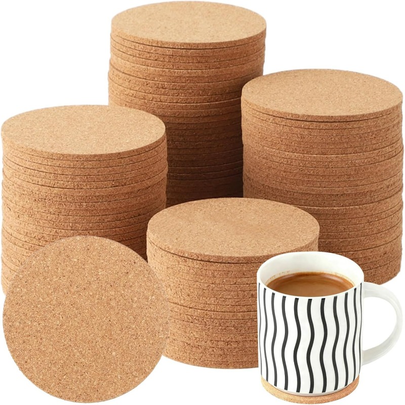 Porta-copos redondos de cortiç - Coffee Tea Station avaliação e preço