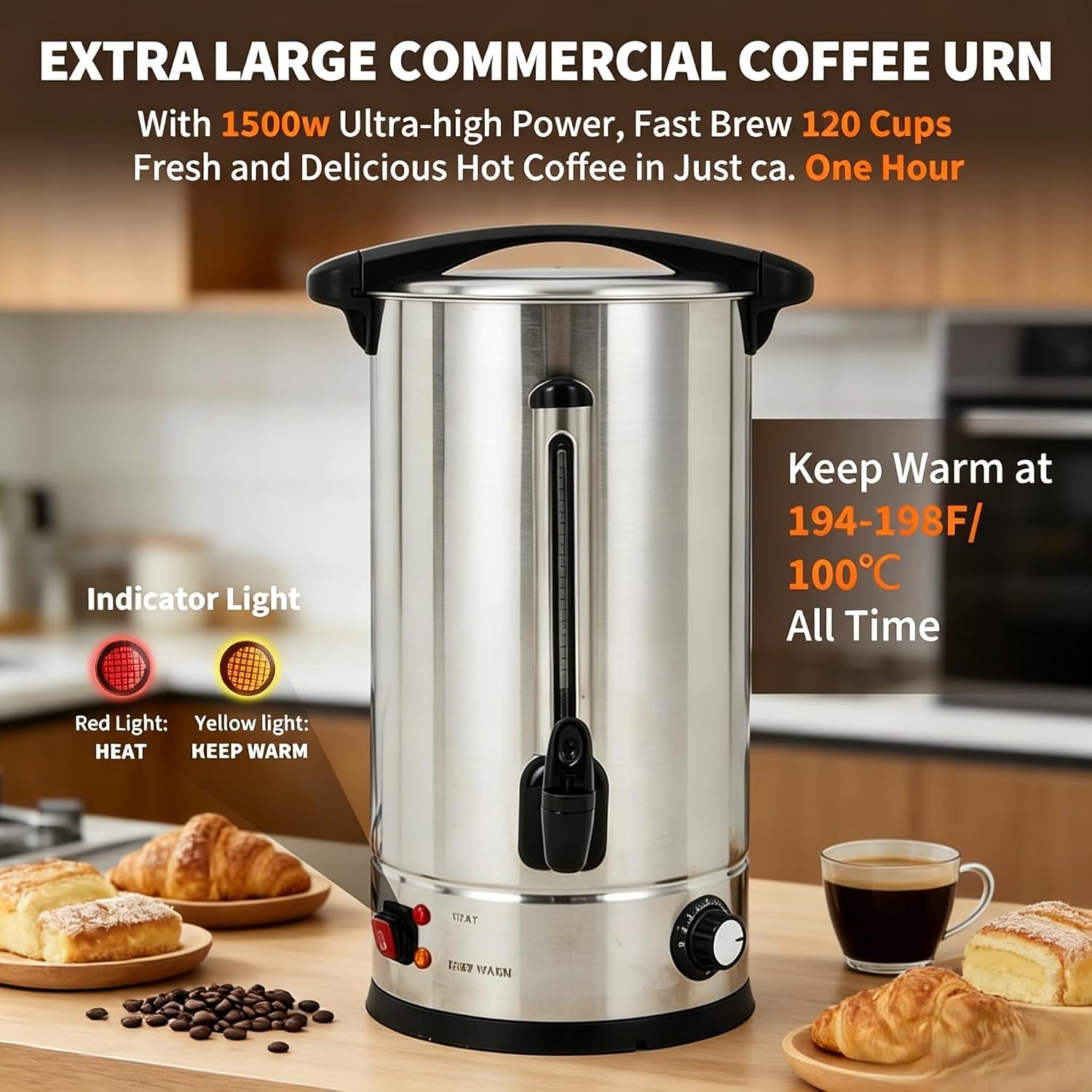 Tacleekii Urna de Café Comerci - Coffee Tea Urn avaliação e preço