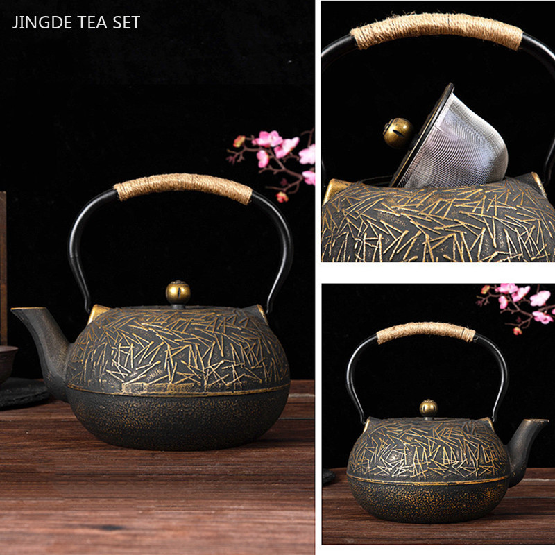 Pote de chá de ferro fundido p - Cast Iron Teapot avaliação e preço