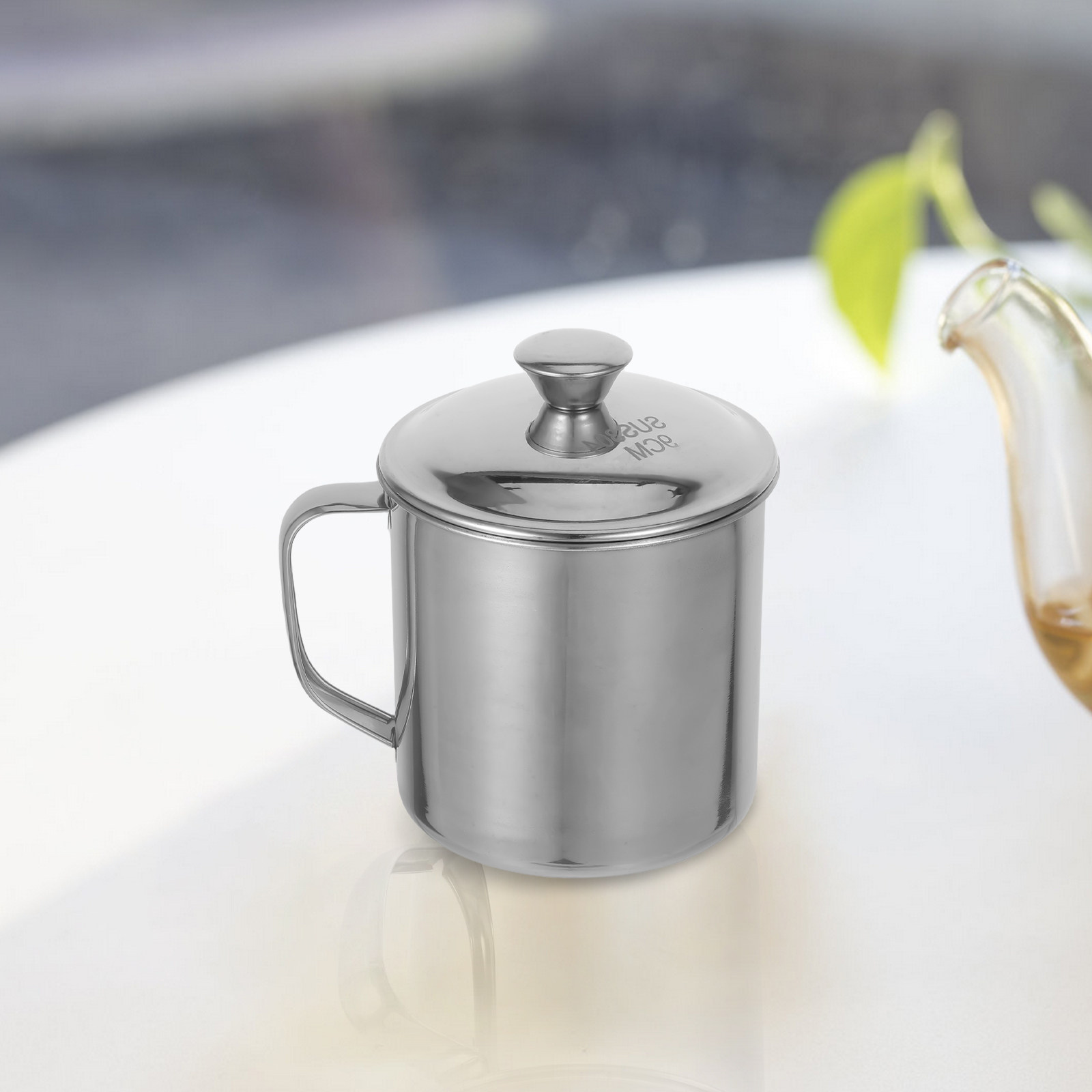Copo de aço inoxidável com tam - Coffee Tea & Company avaliação e preço