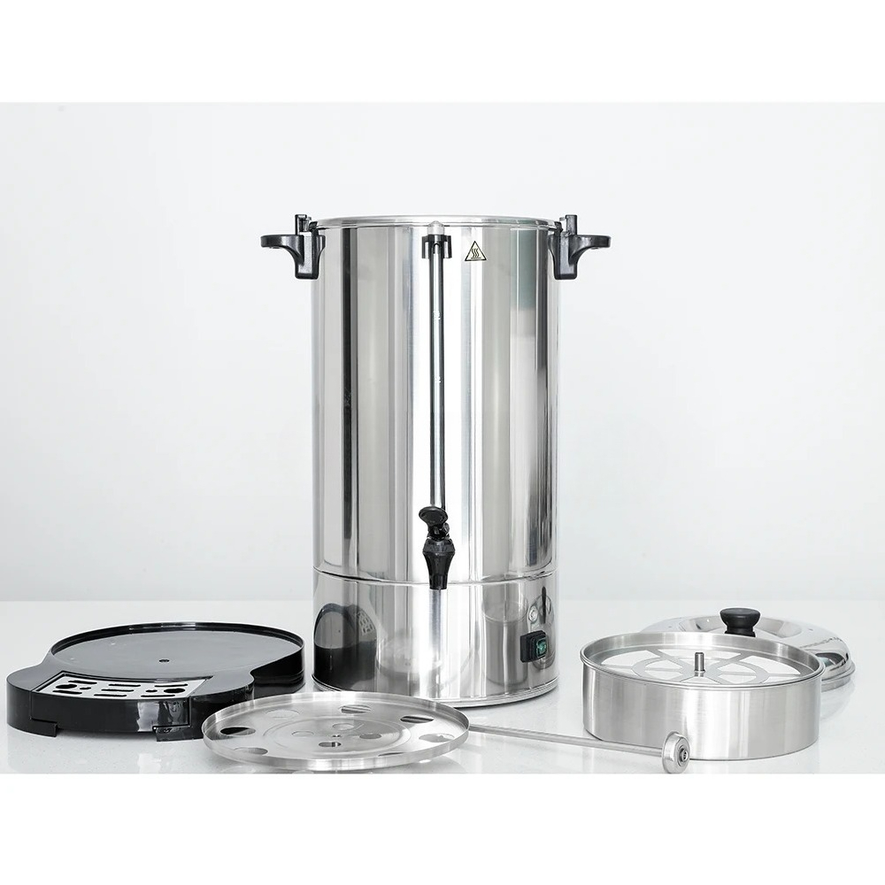 Balde elétrico de aço inoxidáv - Coffee Tea Urn avaliação e preço