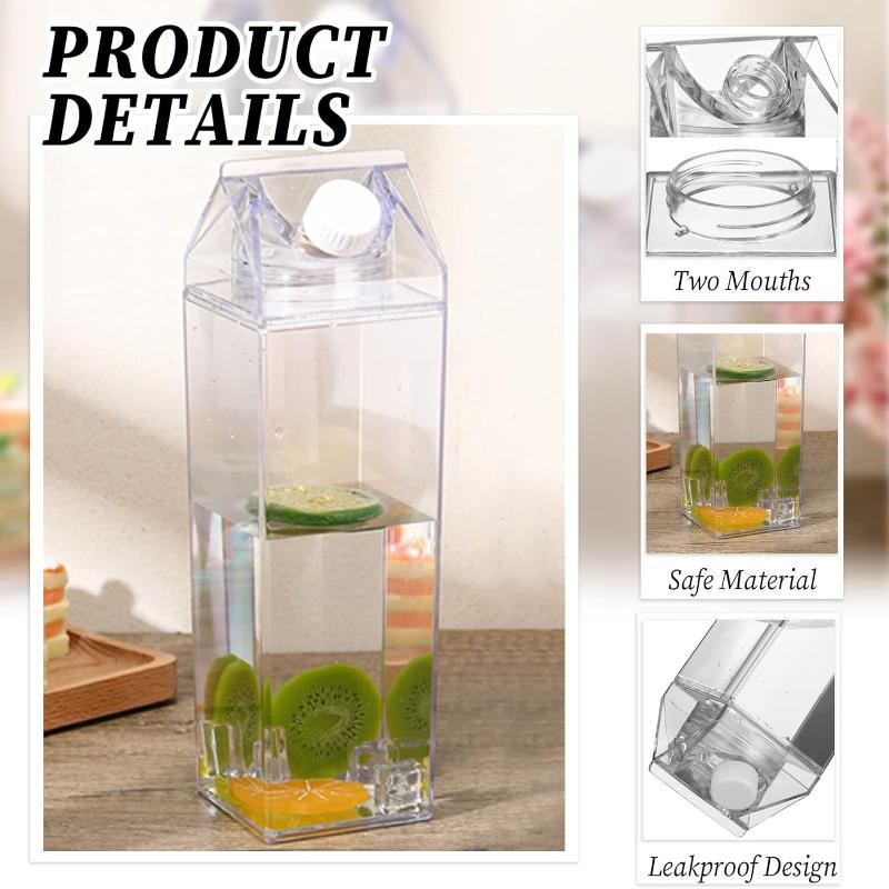 750ml garrafa de leite transpa - Coffee Tea Box avaliação e preço