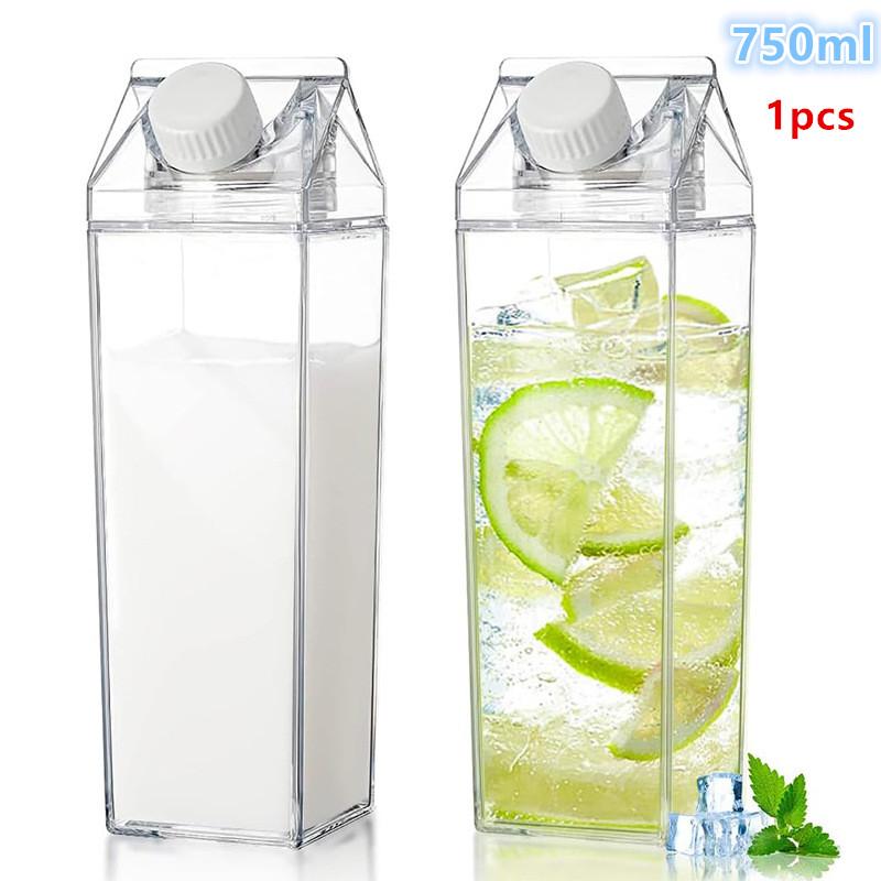 750ml garrafa de leite transpa - Coffee Tea Box avaliação e preço