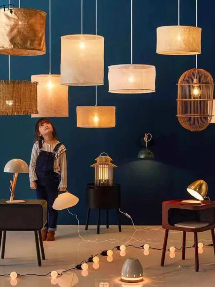 Tecido retro luzes decorativas - Switching Coffee To Tea avaliação e preço