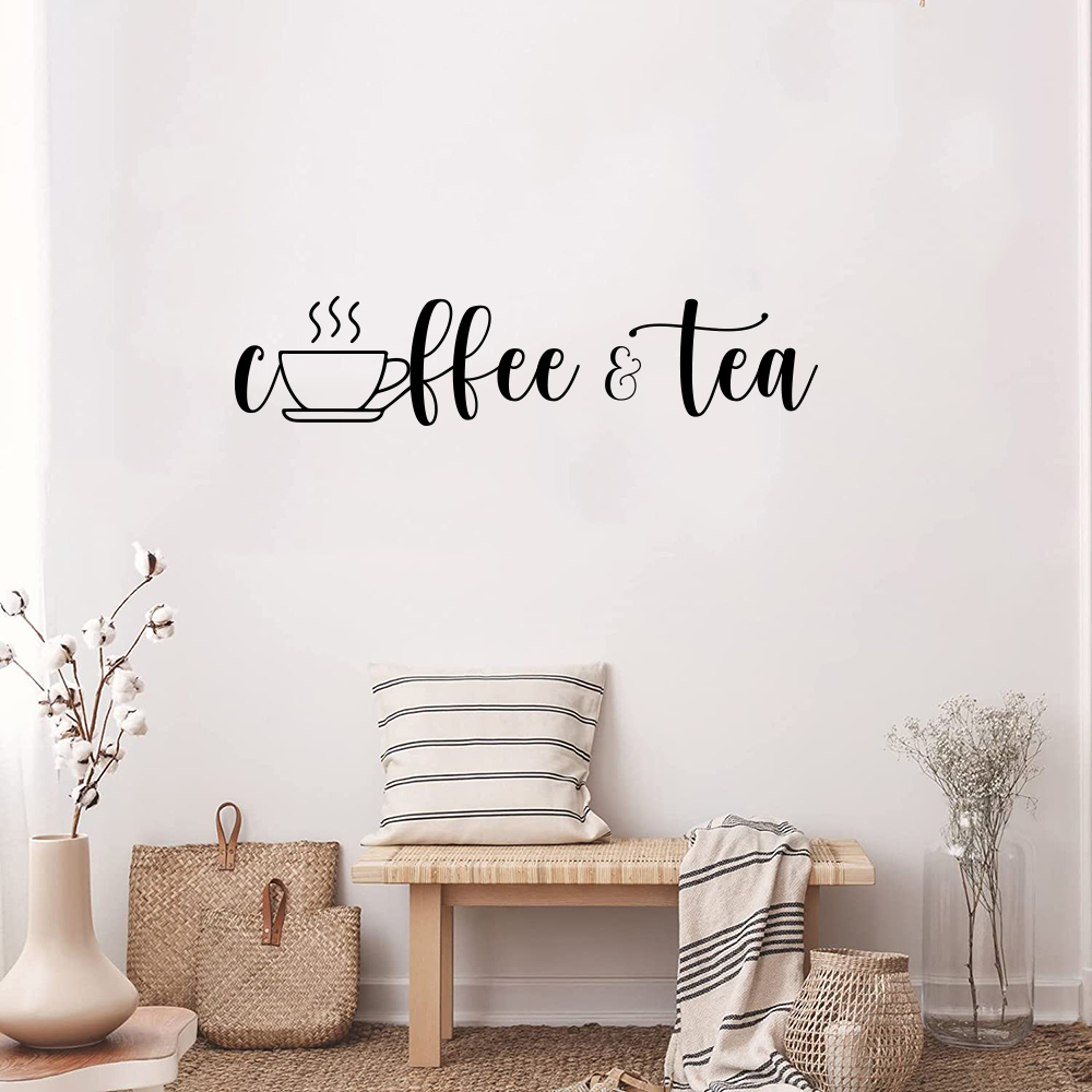 Café e Chá Caneca Vinil Adesiv - Switching Coffee To Tea avaliação e preço