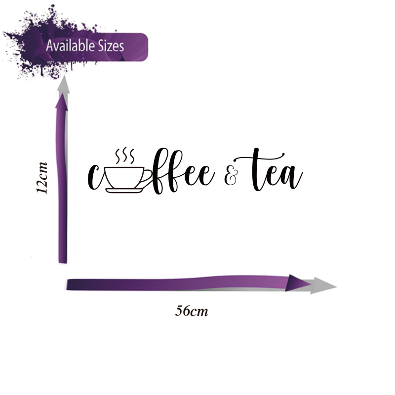 Café e Chá Caneca Vinil Adesiv - Switching Coffee To Tea avaliação e preço