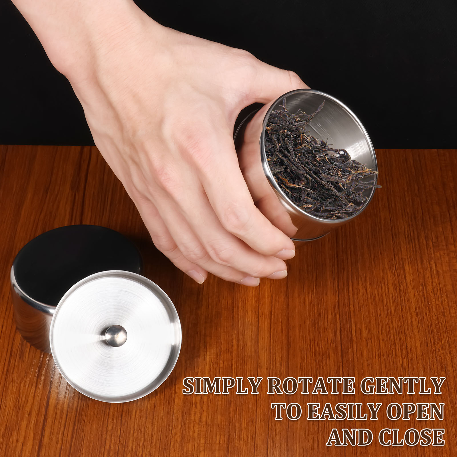 Latas de folhas de chá de aço  - Coffee Leaves Tea avaliação e preço