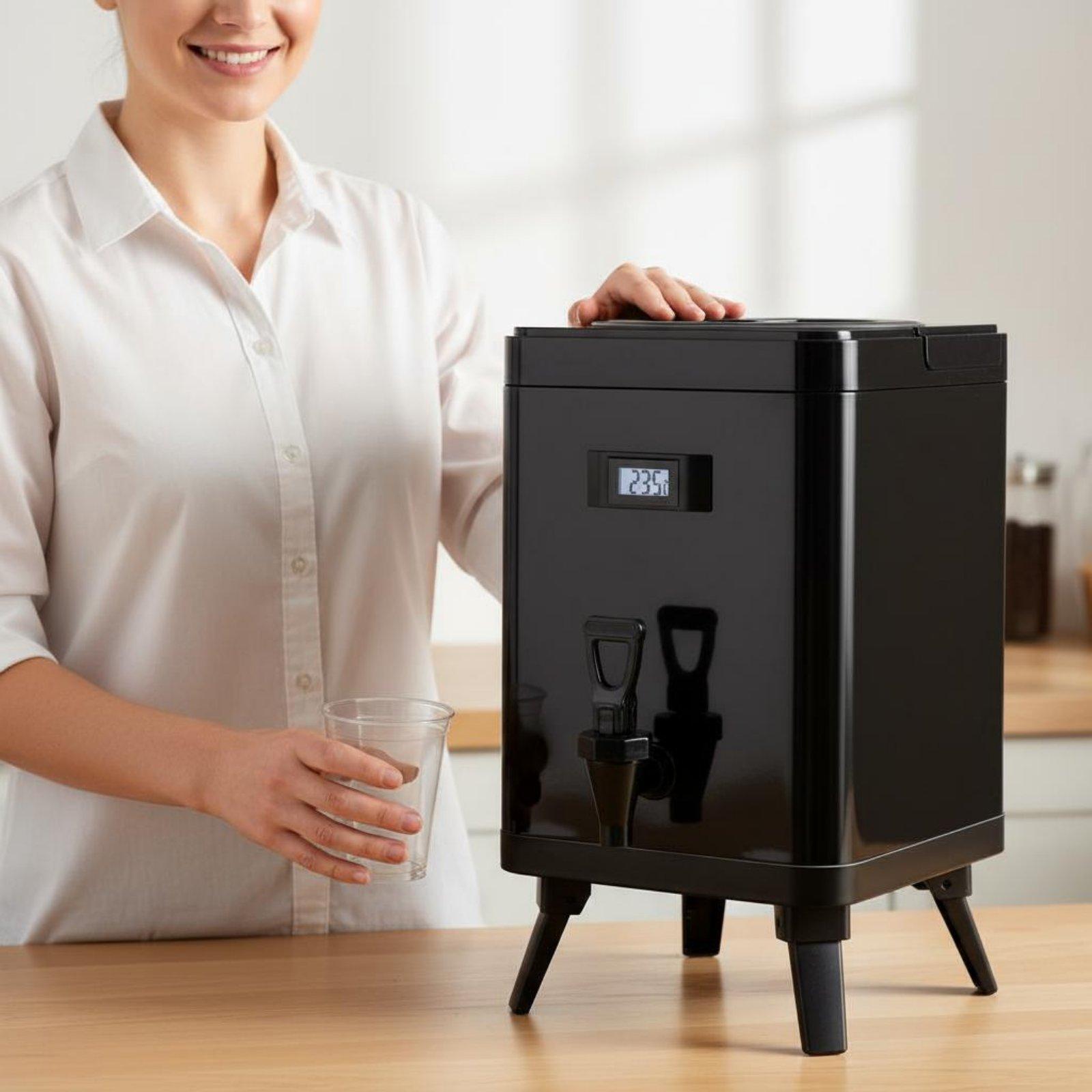 Dispensador de Bebidas com Tri - Coffee Tea Urn avaliação e preço