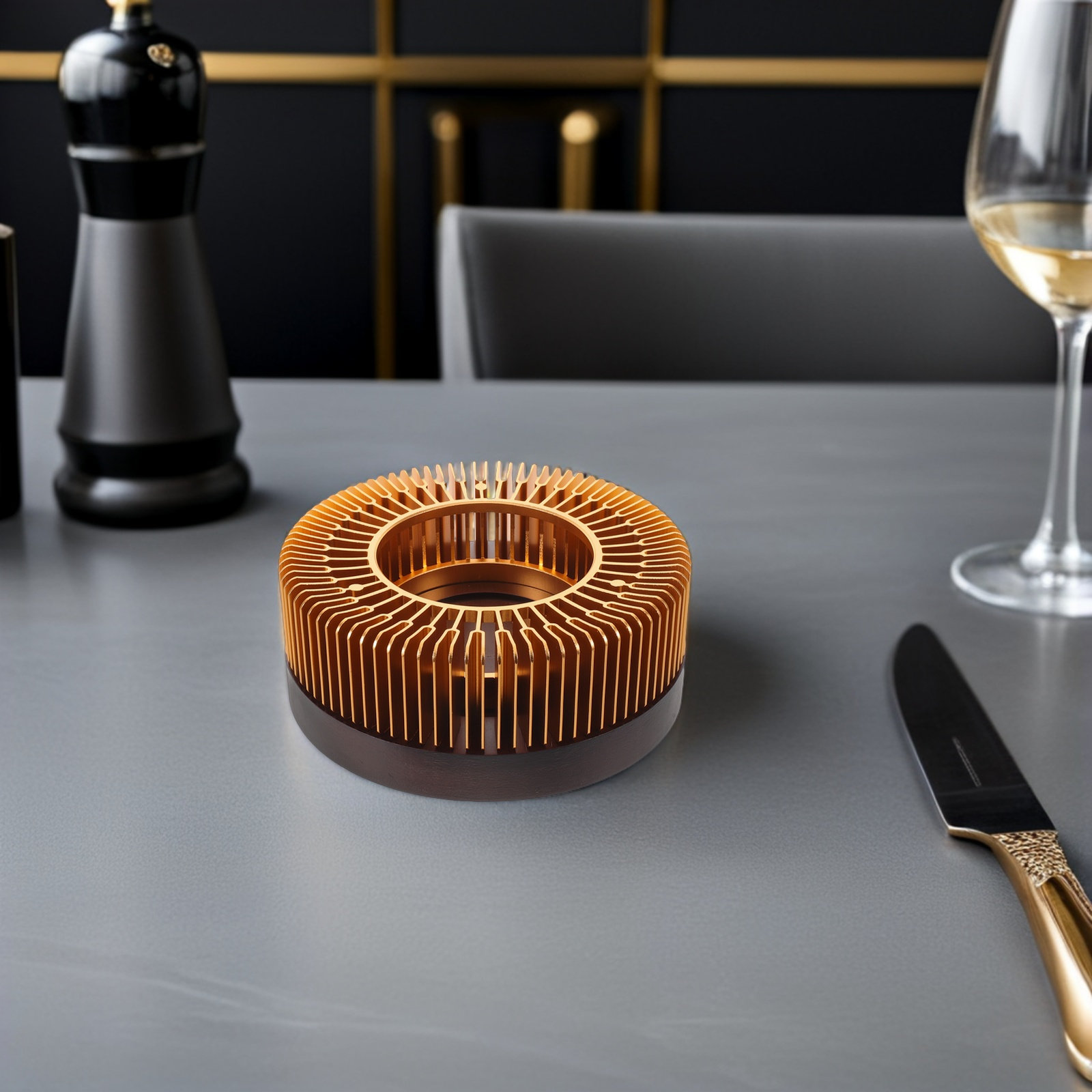 Aquecedor de Chaleira Dourado  - Coffee Tea Station avaliação e preço